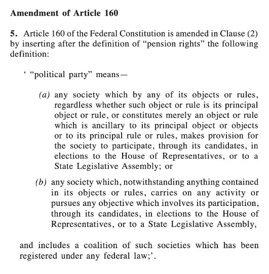 Ammendment Article 160, LUQMAN ISWATT &amp; PARTNERS